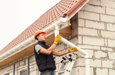 Pose et remplacement de gouttières à Saint-Étienne-du-Vigan